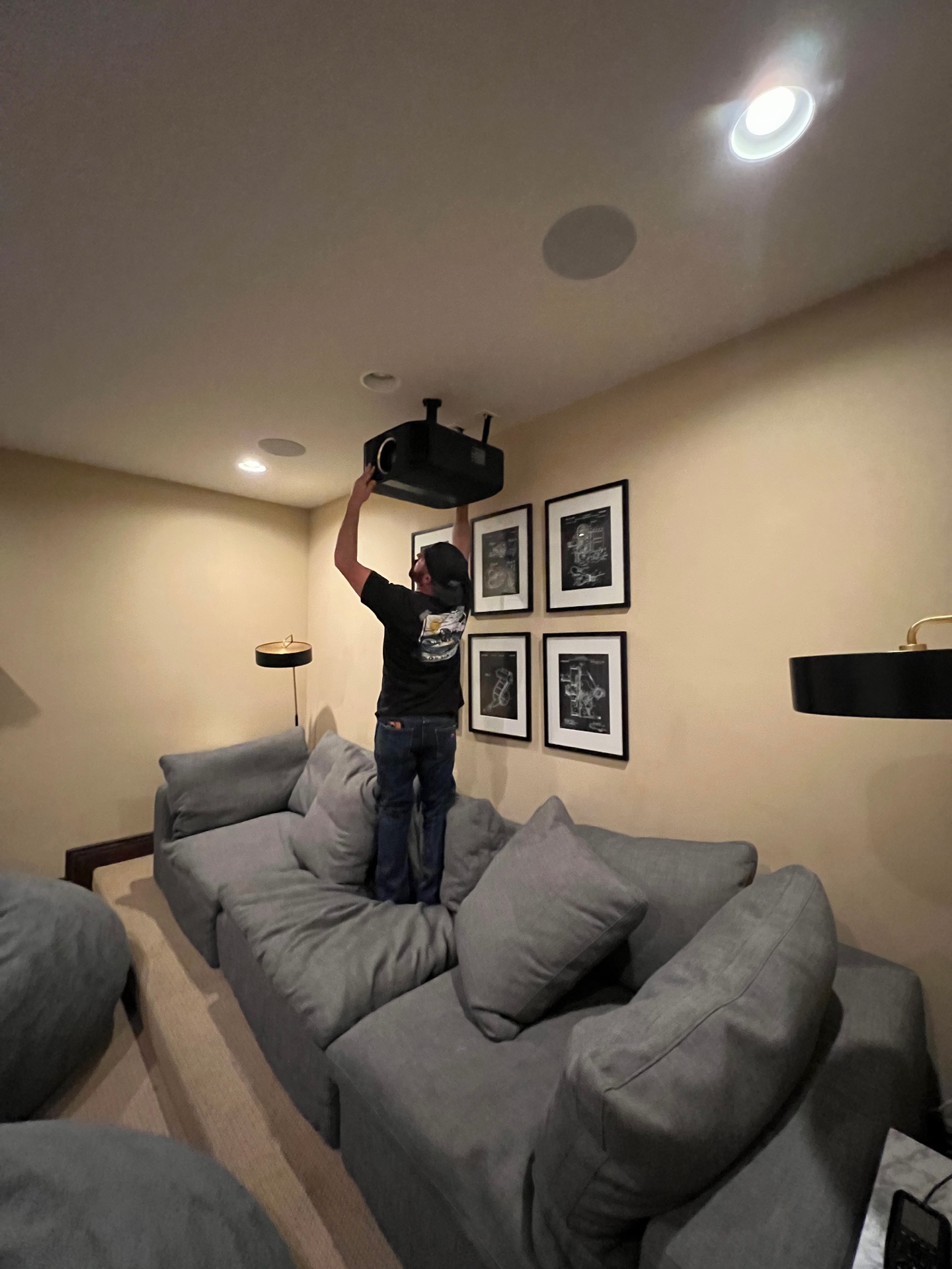 Custom Projector Installation